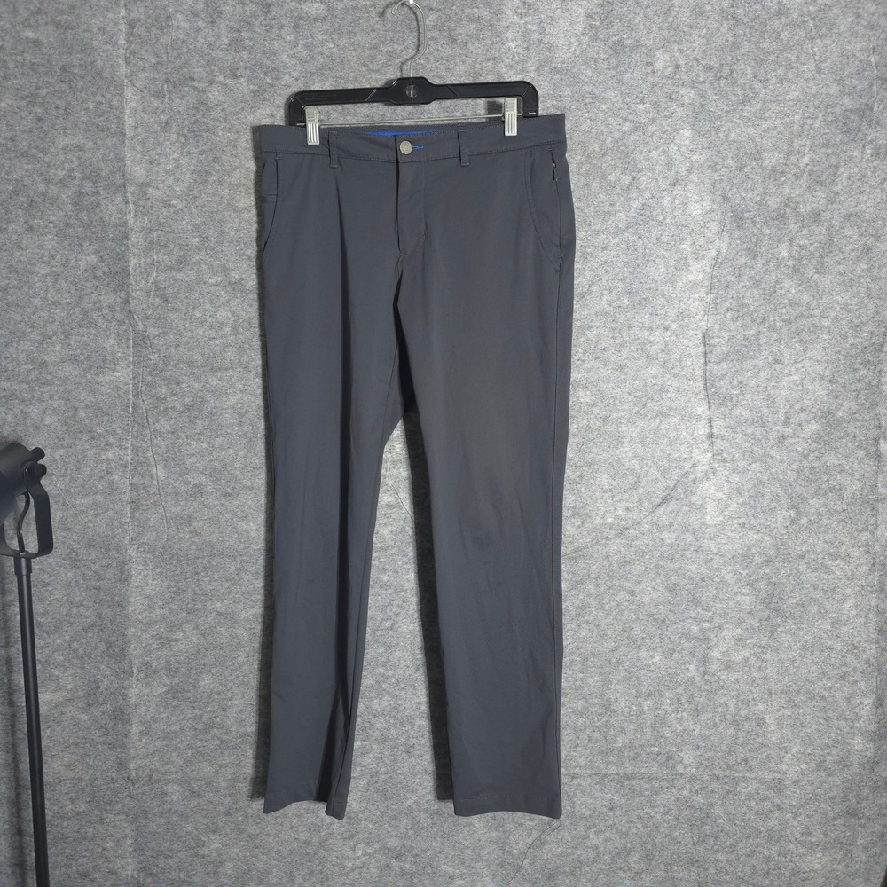 Twillory Performance Pants Mens 32x32 Grey Tailored Fit Chino Stretch Tech 15752